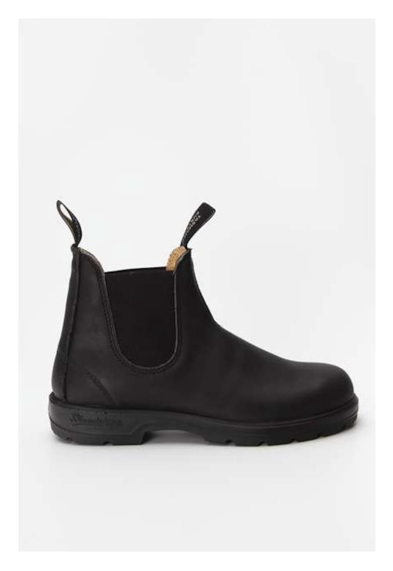 Ghete barbati - Piele autentica - Negru - Negru