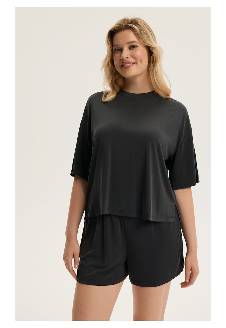 Oferte la Bluza dama maneca scurta Ruth 2 - Gri
