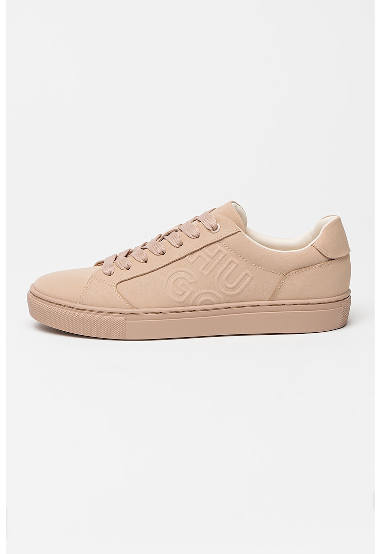 Oferte la Pantofi sport cu detaliu cu logo in relief - Maro deschis