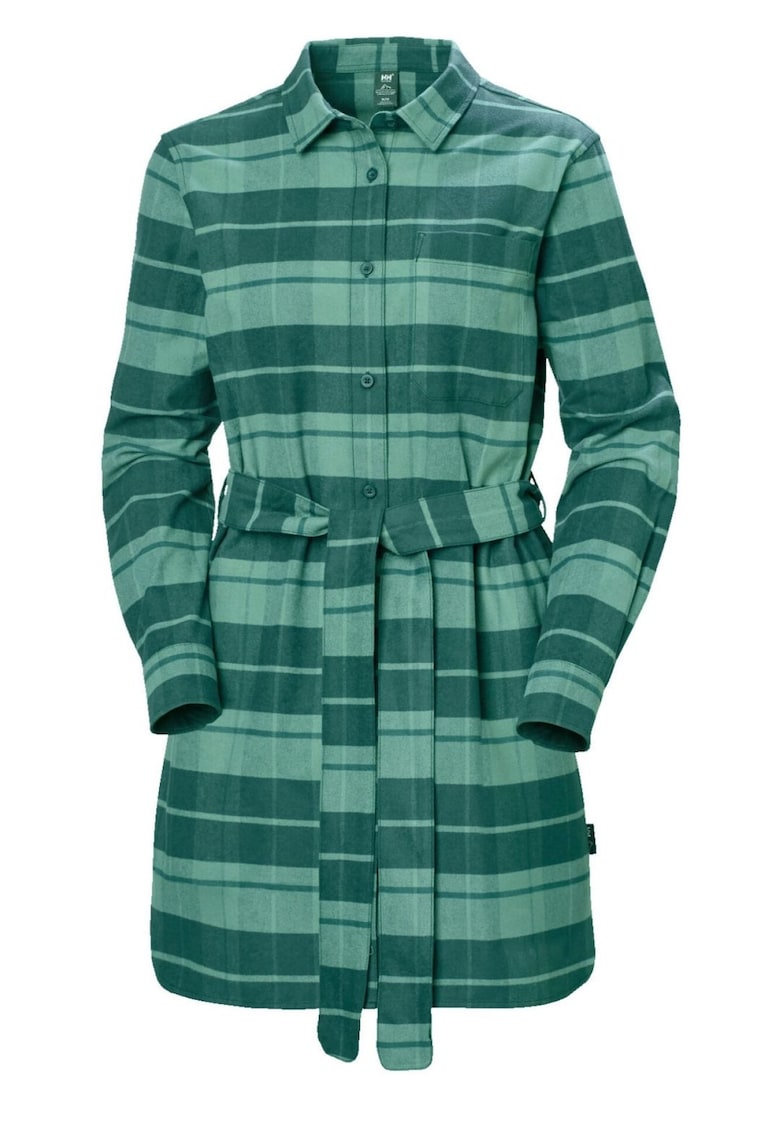 Oferte la Rochie tip camasa din bumbac organic cu cordon in talie