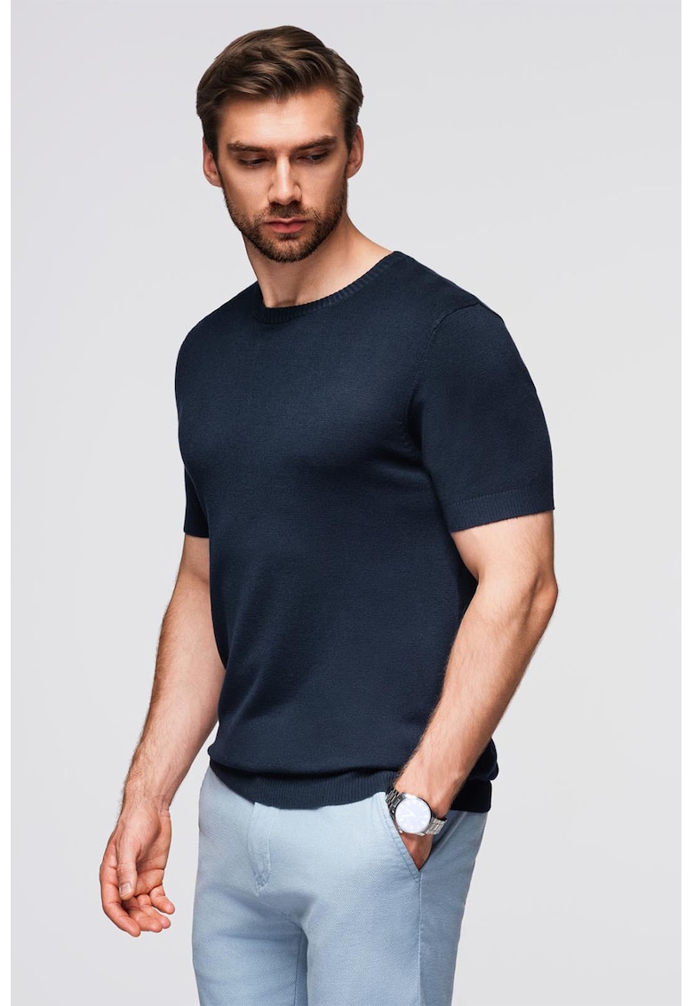 Oferte la Tricou tricotat fin - Bleumarin