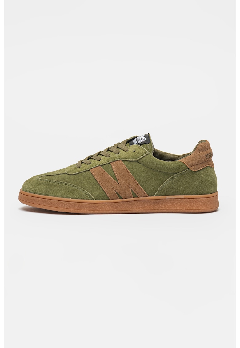 Oferte la Pantofi sport din piele Caelum - Verde/Maro