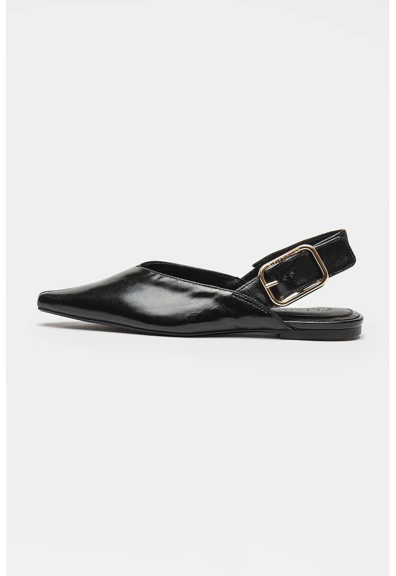 Oferte la Pantofi slingback de piele Shay - Negru