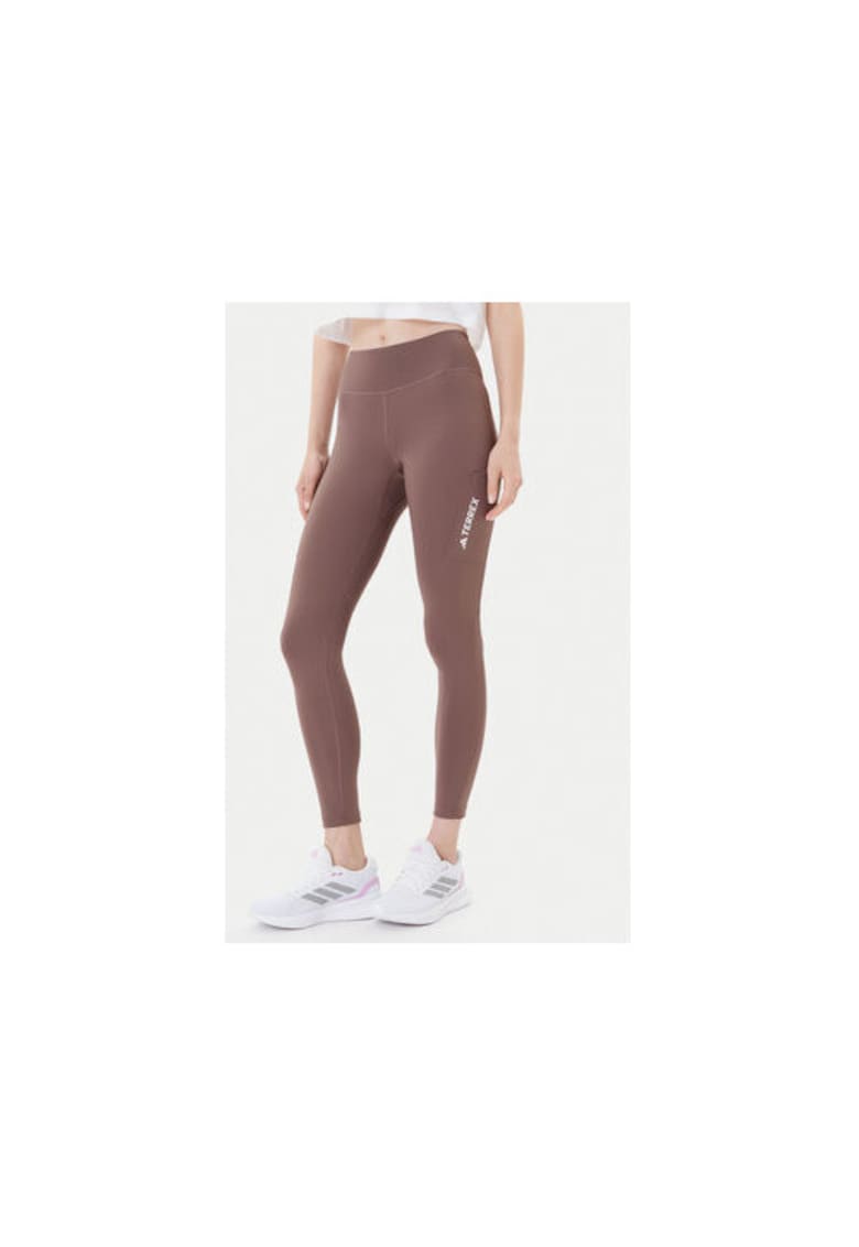Oferte la Colanti de poliester - cu talie inalta - 48674 - Maro