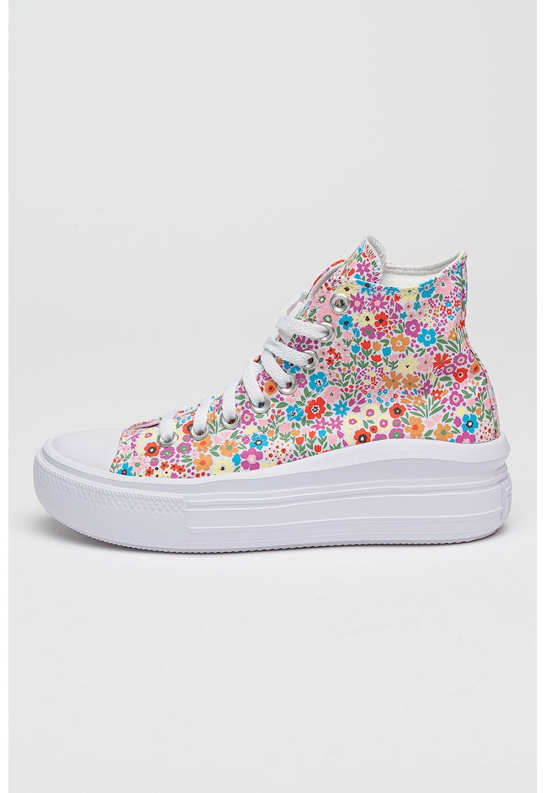 Oferte la Pantofi sport cu platforma si model floral Move - Multicolor