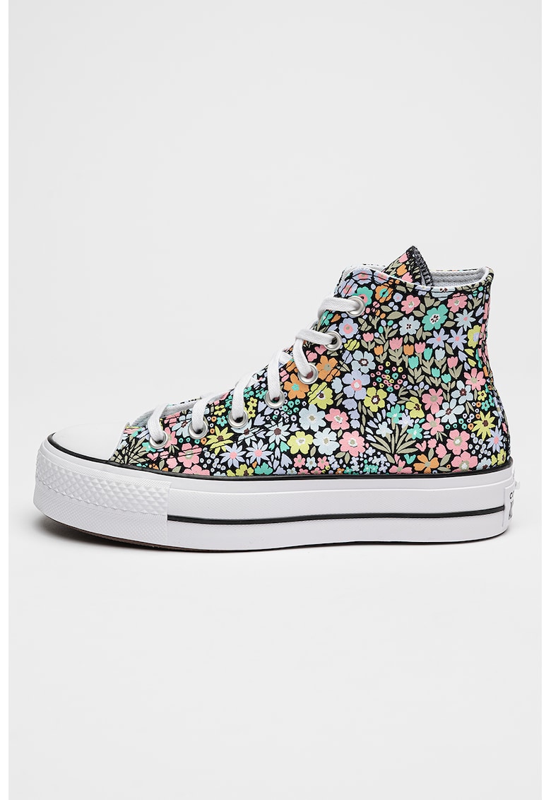 Oferte la Tenisi high-cut Lift Allover Florals - Negru/Multicolor