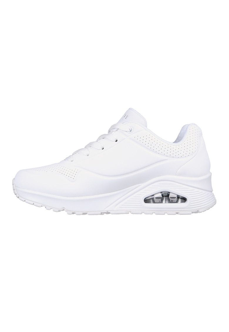 Oferte la Pantofi sport de piele ecologica Uno Stand On Air - Alb