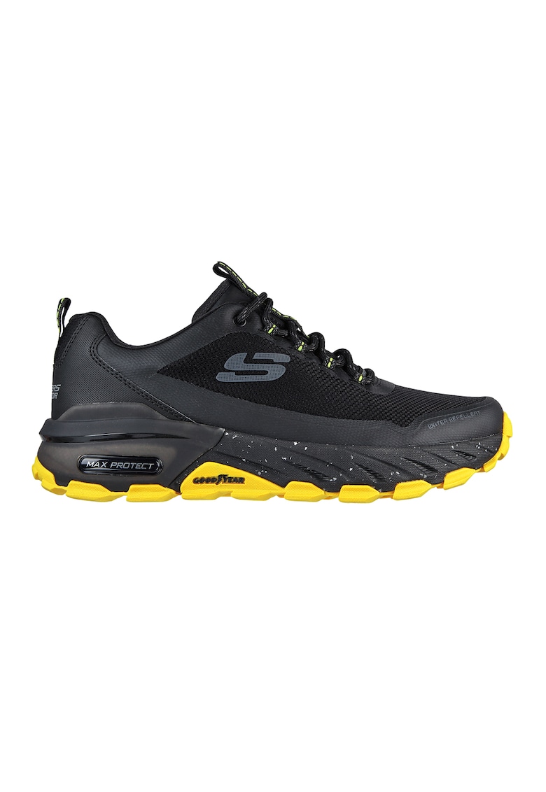 Oferte la Pantofi cu finisaj rezistent la apa Max Protect-Liberated pentru alergare pe teren accidentat - Negru/Galben