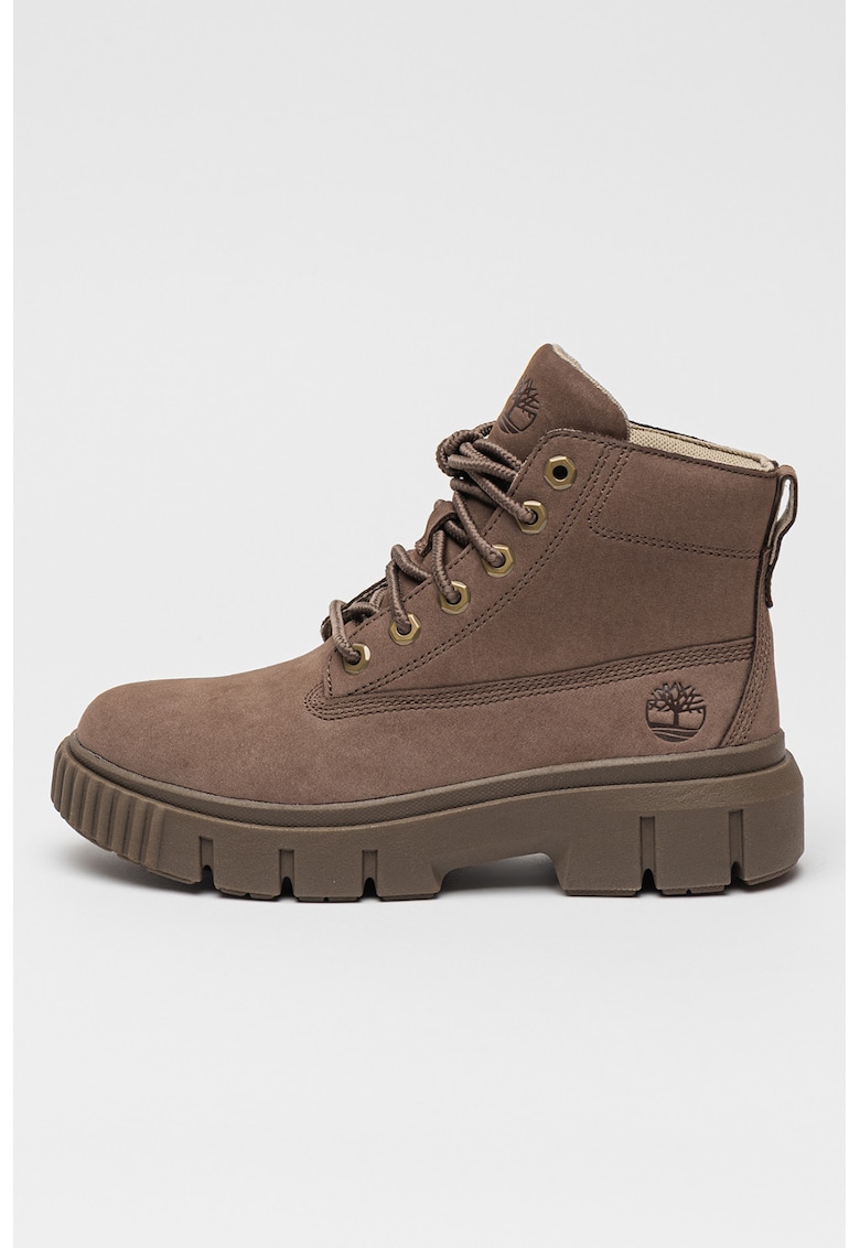 Oferte la Ghete de piele nabuck Greyfield - Maro deschis