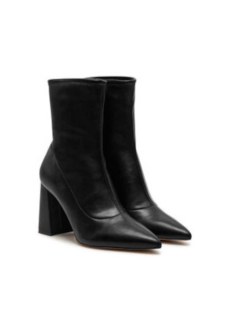 Oferte la Botine dama -  piele ecologica - negru
