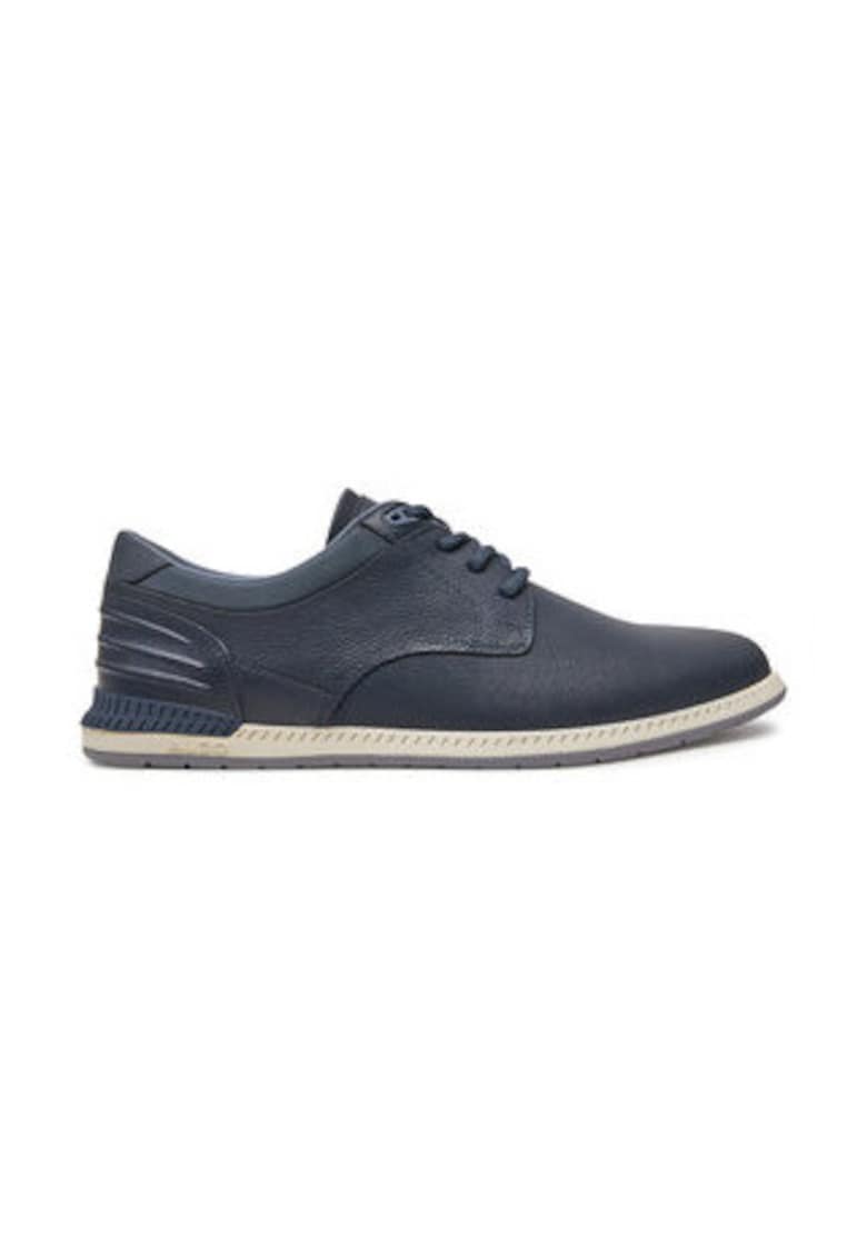 Oferte la Pantofi barbatesti -  piele ecologica - albastru