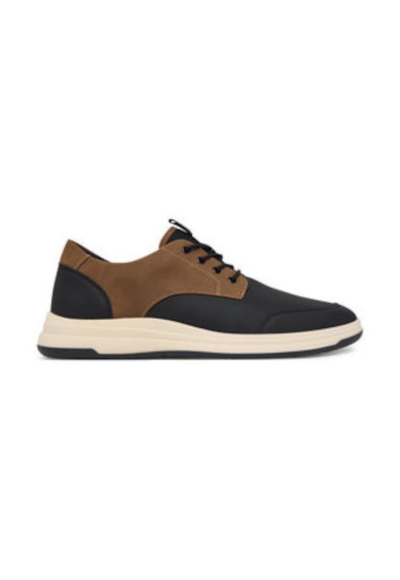 Oferte la Tenisi barbati 305527882 -  Piele ecologica - Maro