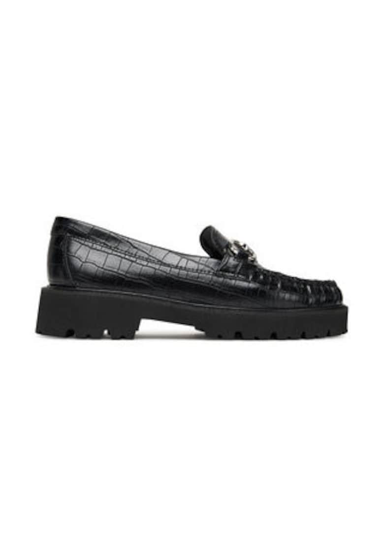 Oferte la Mocasini dama -  din piele ecologica - negru