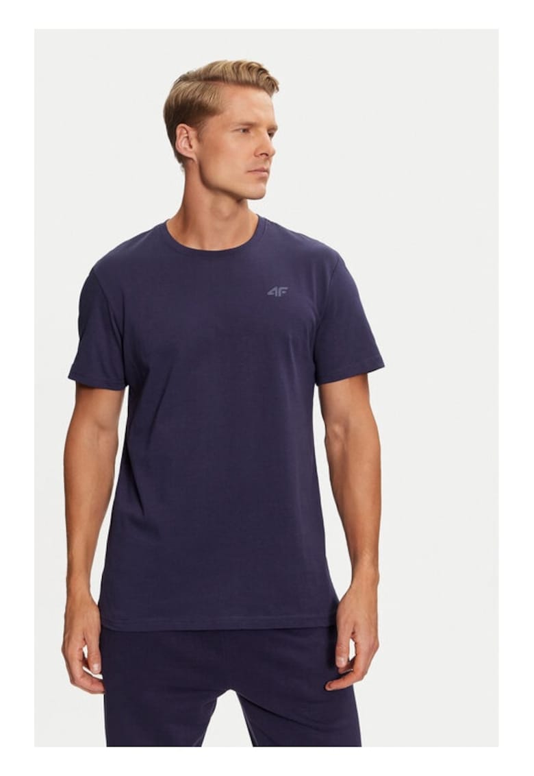 Oferte la Tricou 4FWMM00TTSHM1843 Bleumarin Regular Fit - Bumbac