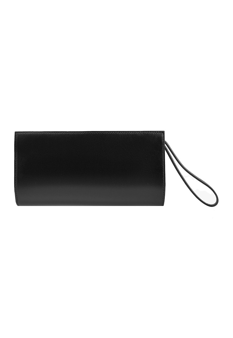Oferte la RYLKO - Geanta crossbody din piele cu bareta de lant - Negru stins