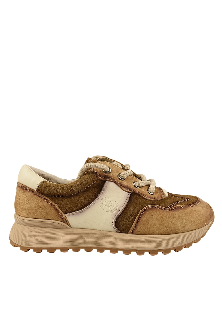 Oferte la Pantofi sport - dama -  KM 9819 - piele nabuc - 43942 - Maro