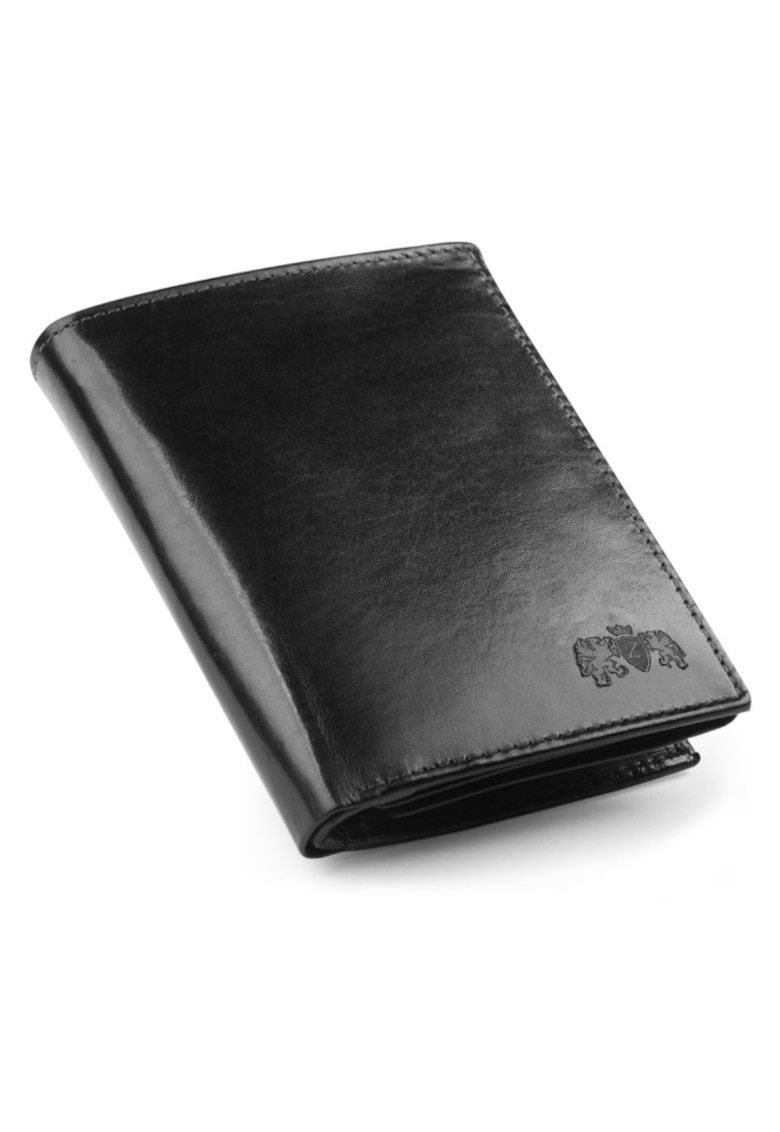 Oferte la Portofel barbati piele naturala - Negru - Protectie RFID - ZG-055-BAR