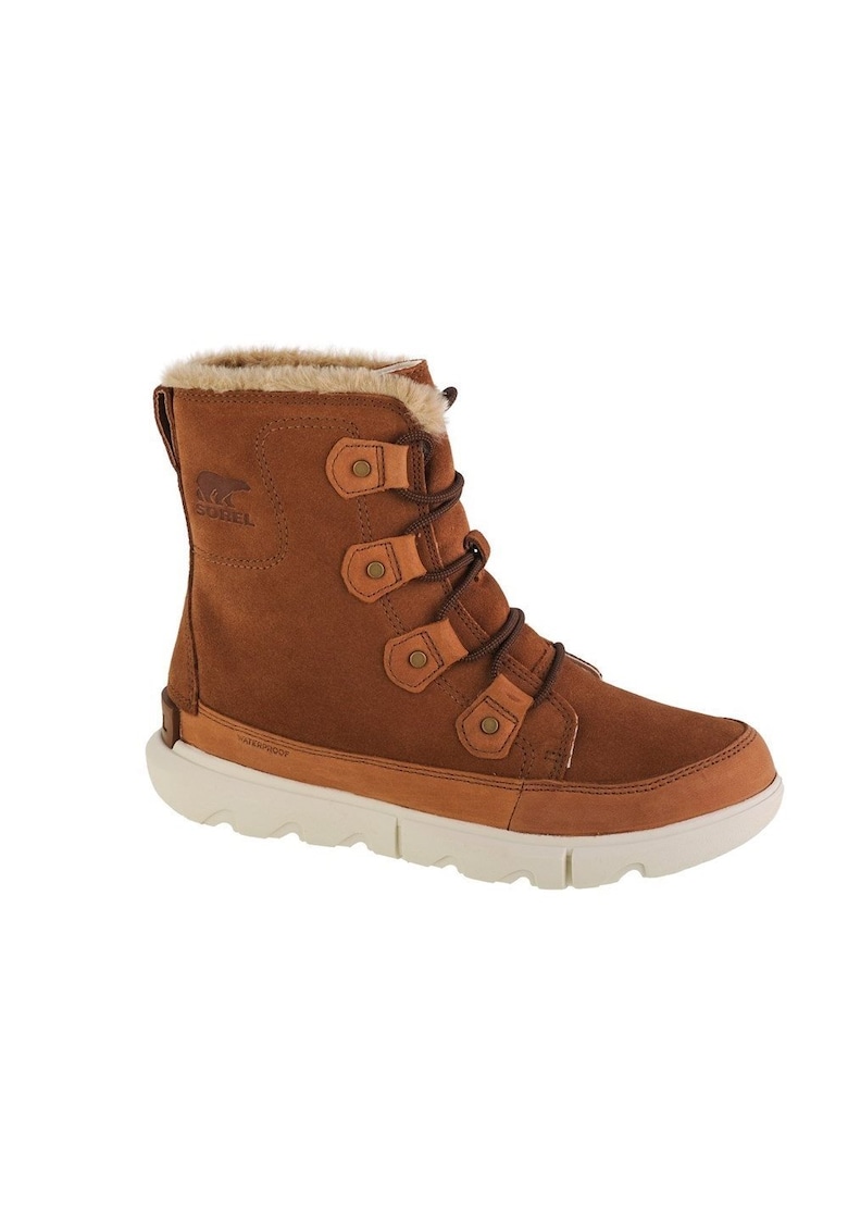 Oferte la Botine dama -  712961 - Piele intoarsa - Maro