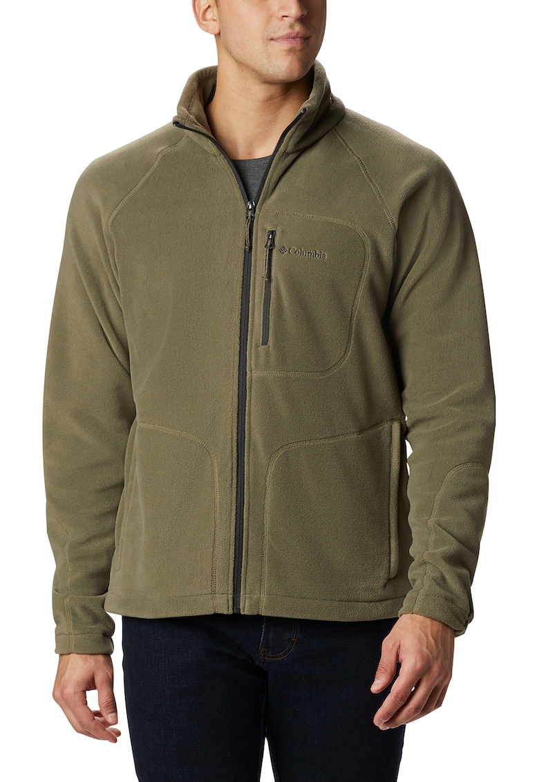 Oferte la Bluza din fleece cu fermoar - pentru trekking Fast Trek II - Verde masliniu
