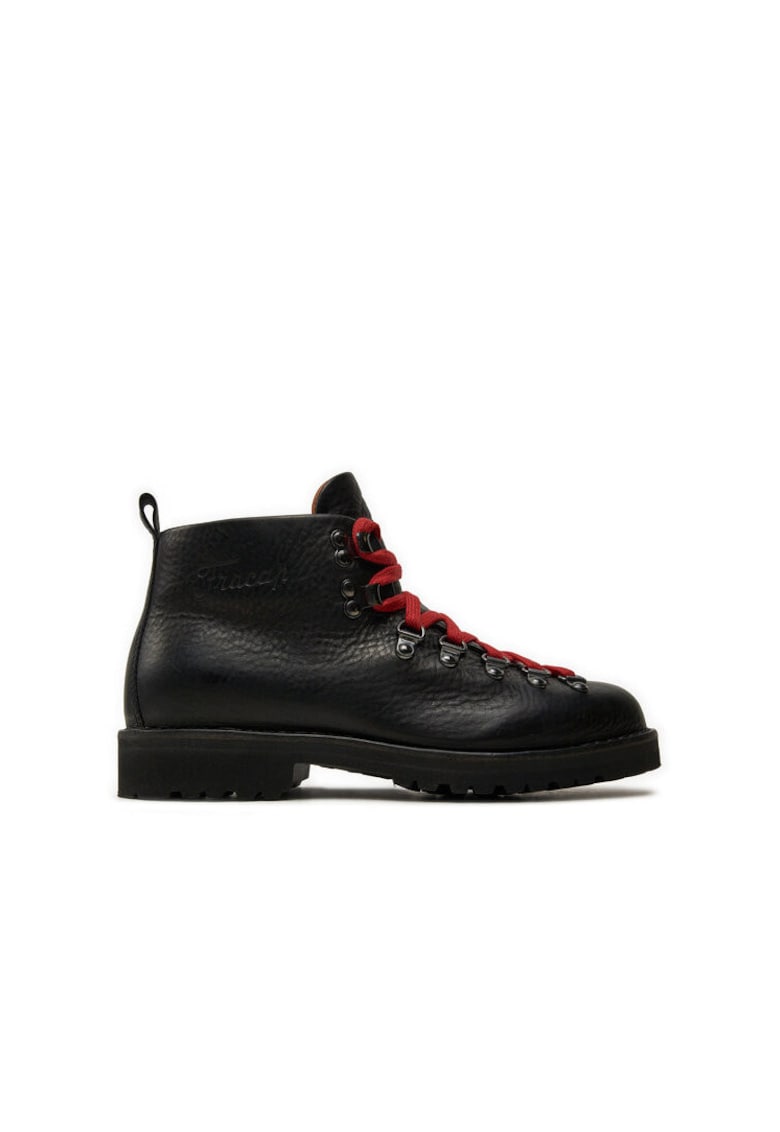 Oferte la Bocanci de drumetie unisex  MAGNIFICO M120 - Piele naturala - Negru - Negru