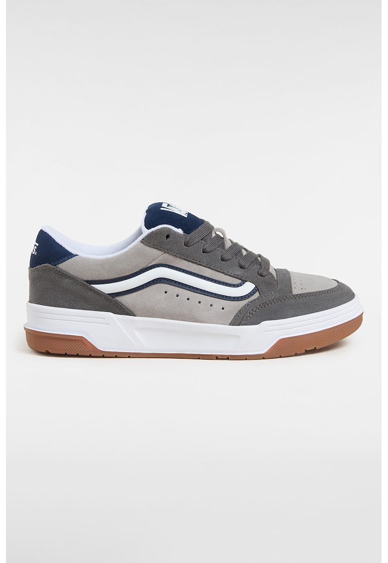 Oferte la Pantofi sport low-cut din piele intoarsa - Gri deschis/Gri inchis/Bleumarin