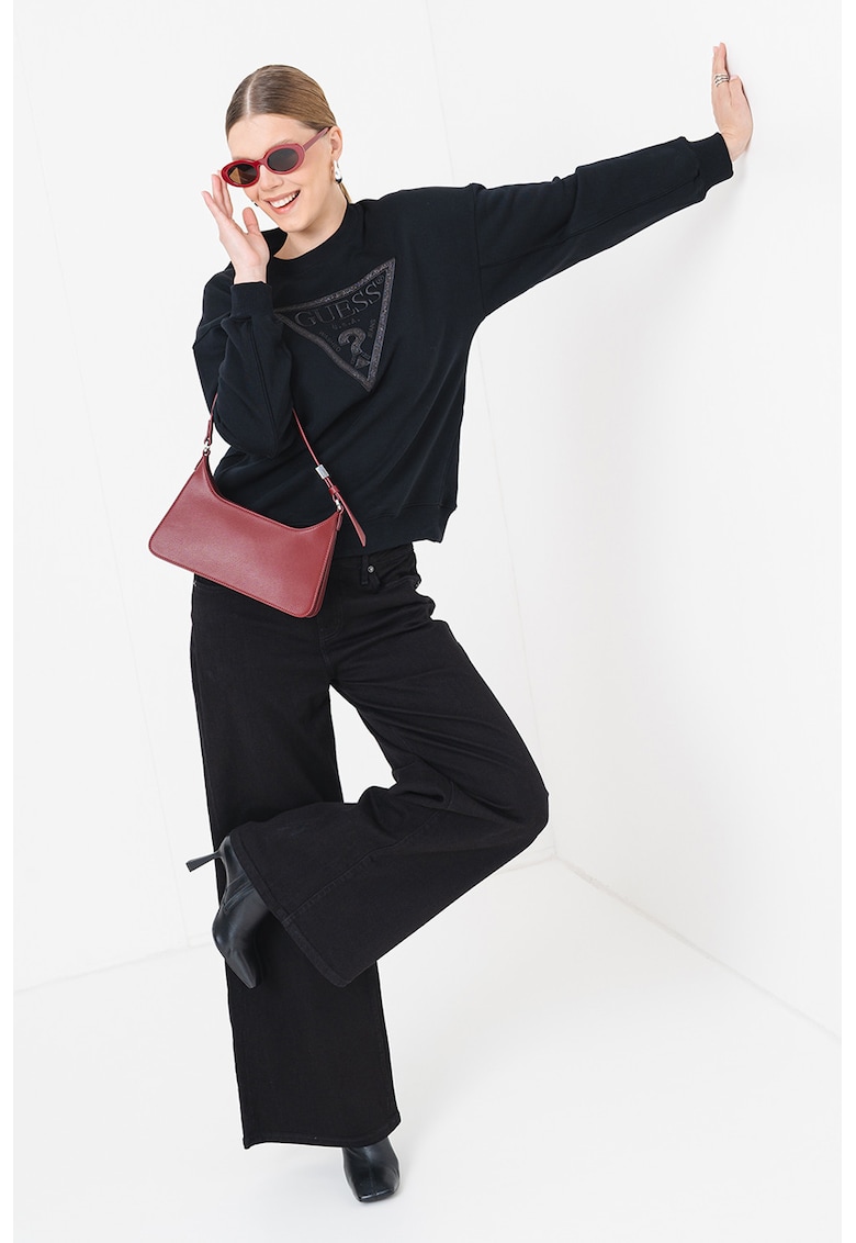 Oferte la Bluza de trening cu broderie logo - Negru