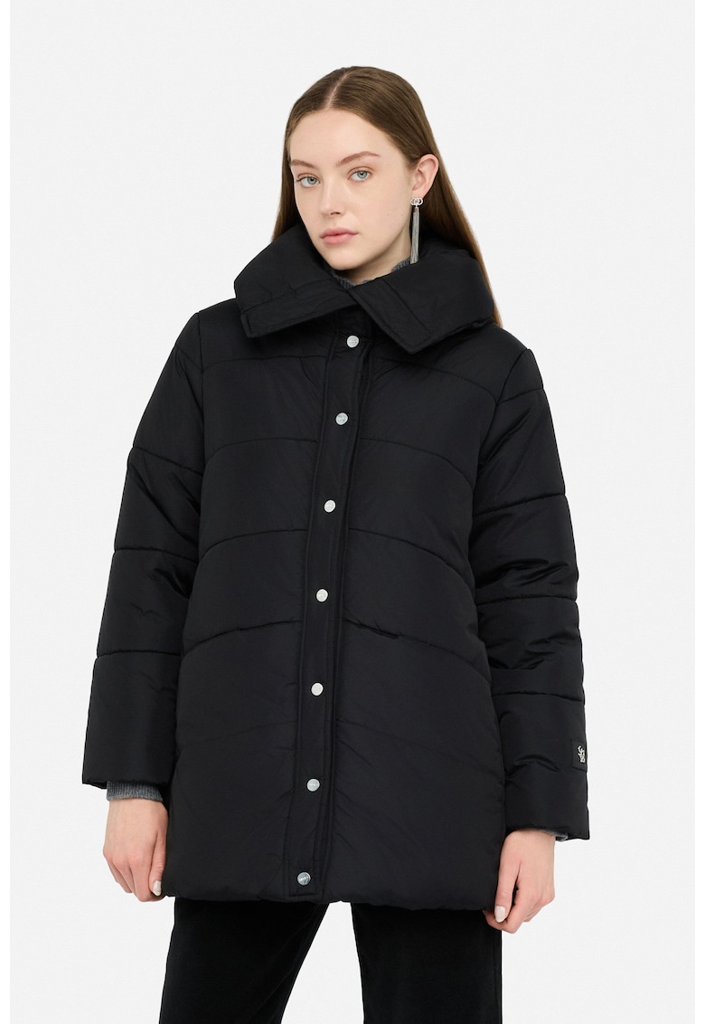 Oferte la Geaca lejera cu vatelina - Negru