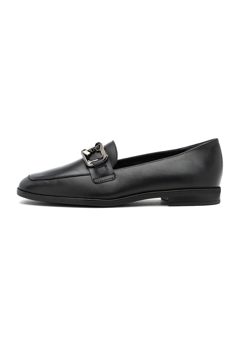 Oferte la Pantofi loafer cu accesoriu decorativ - Negru