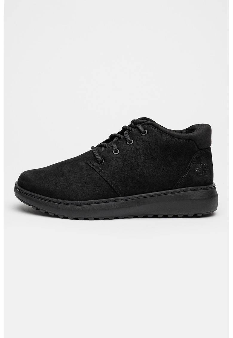 Oferte la Pantofi sport de piele nabuc Hudson Road - Negru