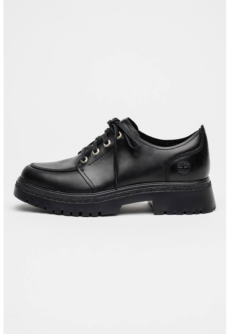 Oferte la Pantofi de piele cu sireturi Cambria Valley - Negru