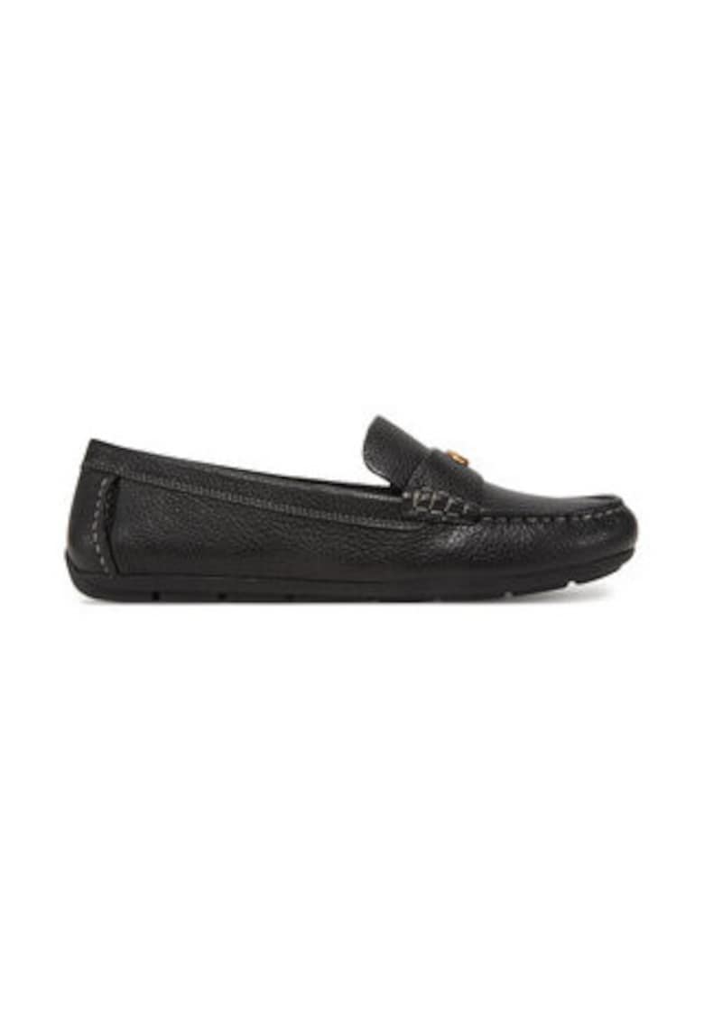 Oferte la Mocasini dama -  piele naturala - negru - confortabili -