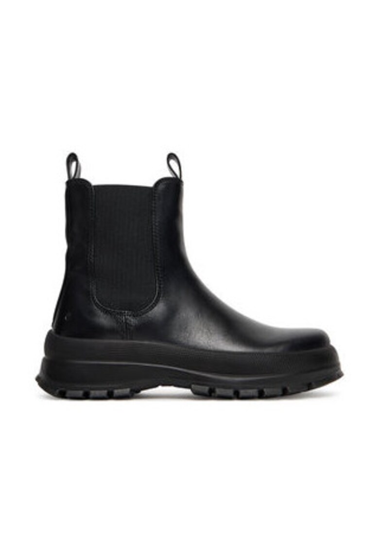 Oferte la Ghete dama pana la glezna -  305537676 - piele naturala - negru