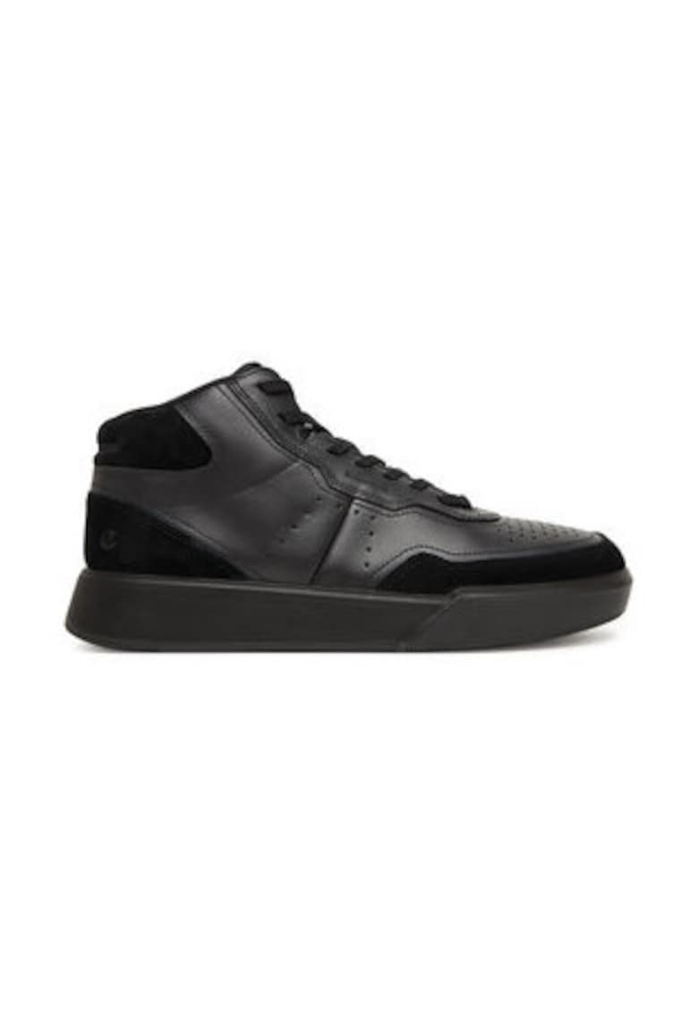 Oferte la Tenisi barbati 305538192 -  Piele naturala - Negru