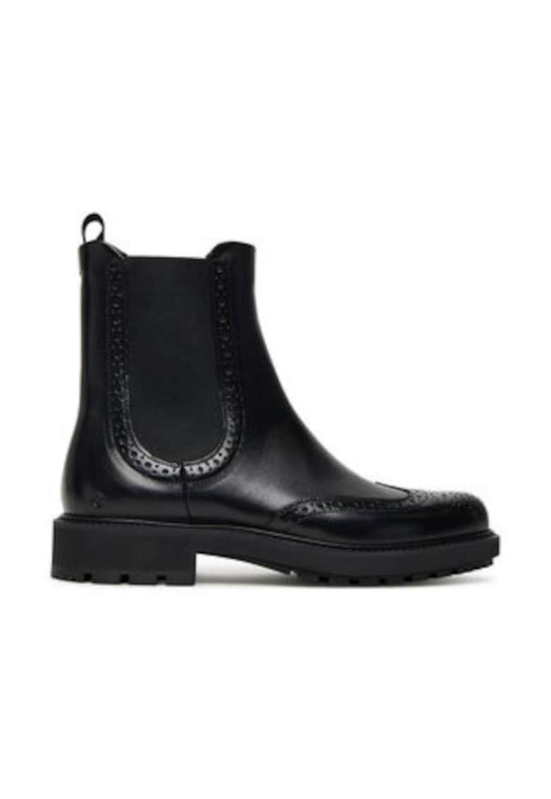 Oferte la Ghete dama -  negre - piele naturala