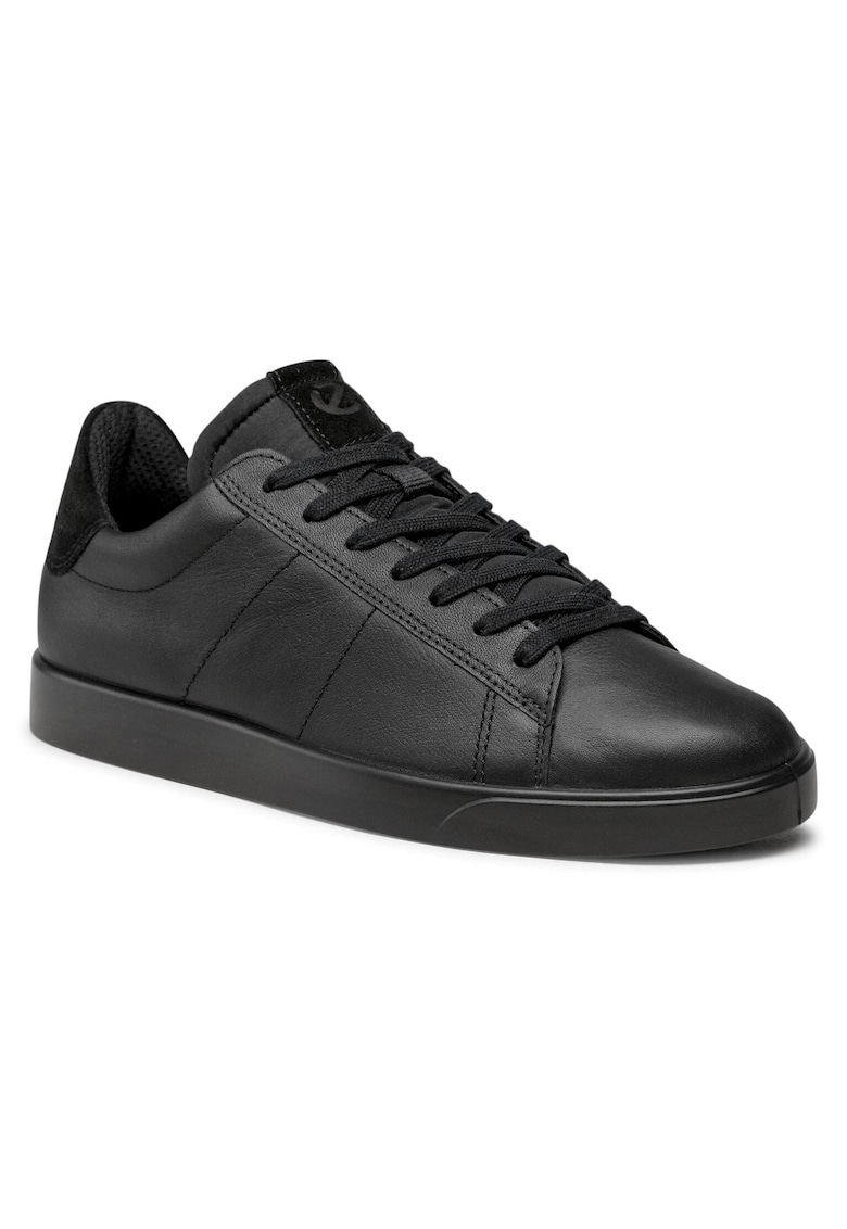 Oferte la Tenisi barbati 209817256 -  Piele naturala - Negru -