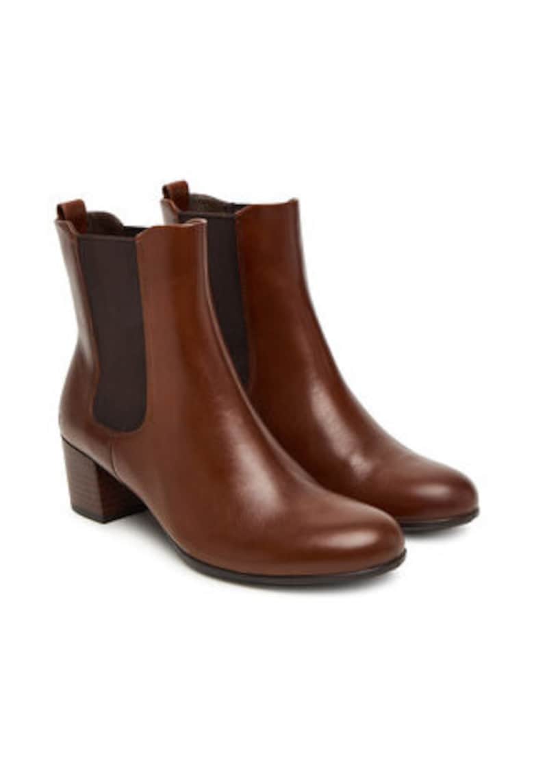 Oferte la Botine dama -  305537713 - piele naturala - maro