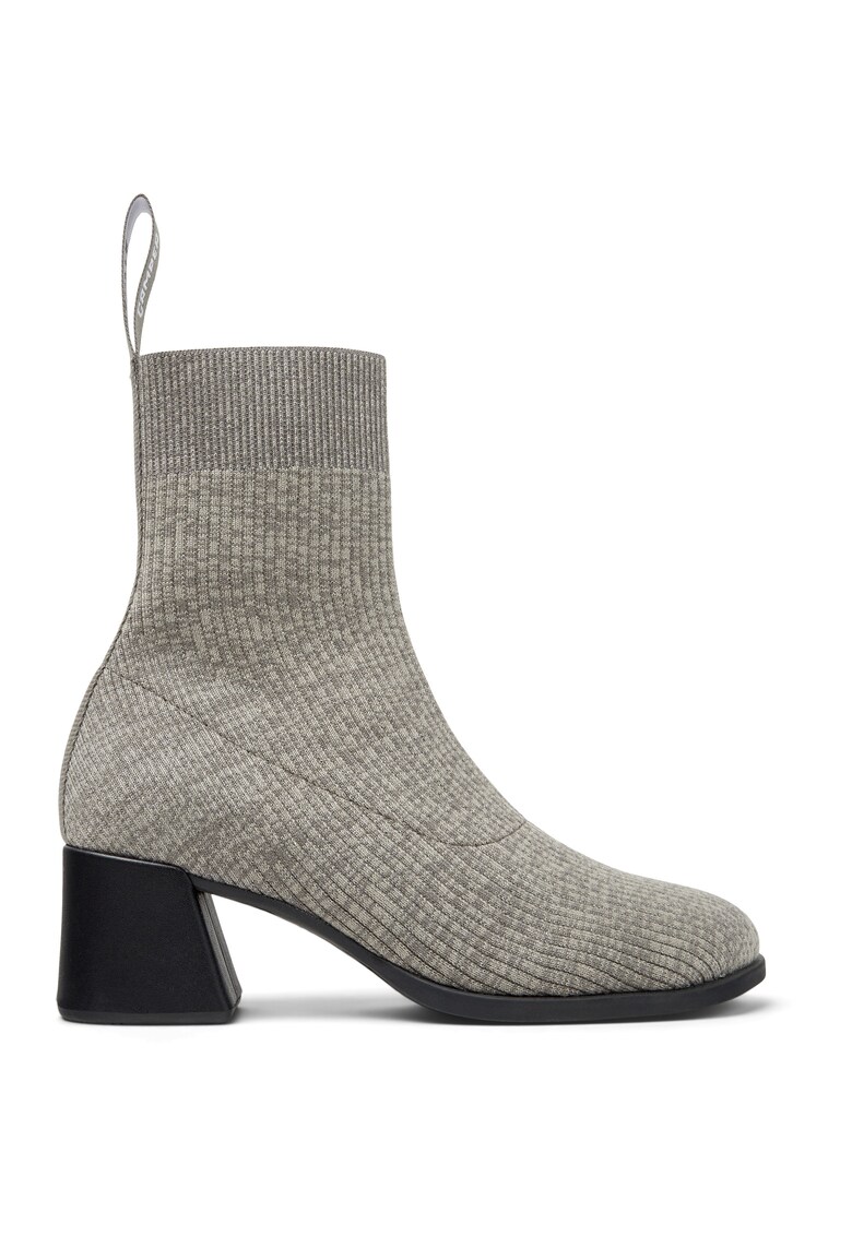 Oferte la Botine din material textil Kora - Gri