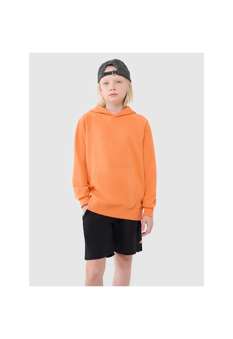 Oferte la Hanorac baieti -  Bumbac/Poliester - Oversize - Portocaliu