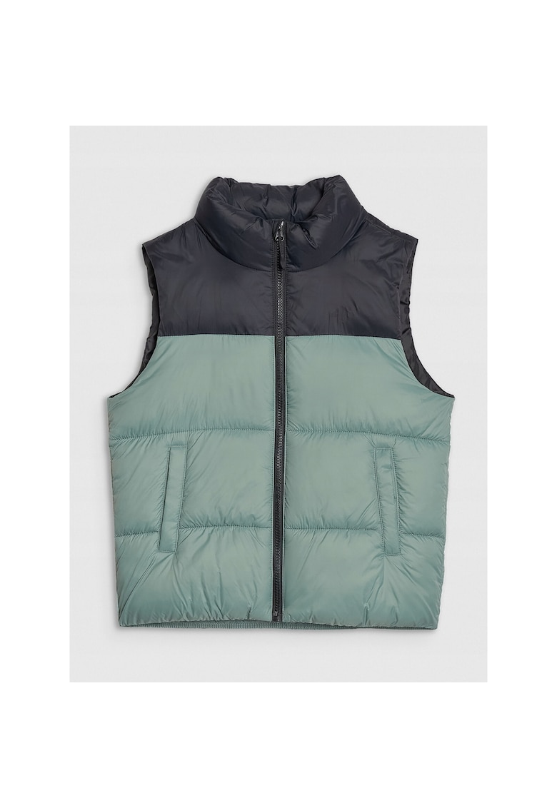Oferte la Vesta de puf  pentru baieti - umplutura sintetica - poliester - verde - primavara-vara