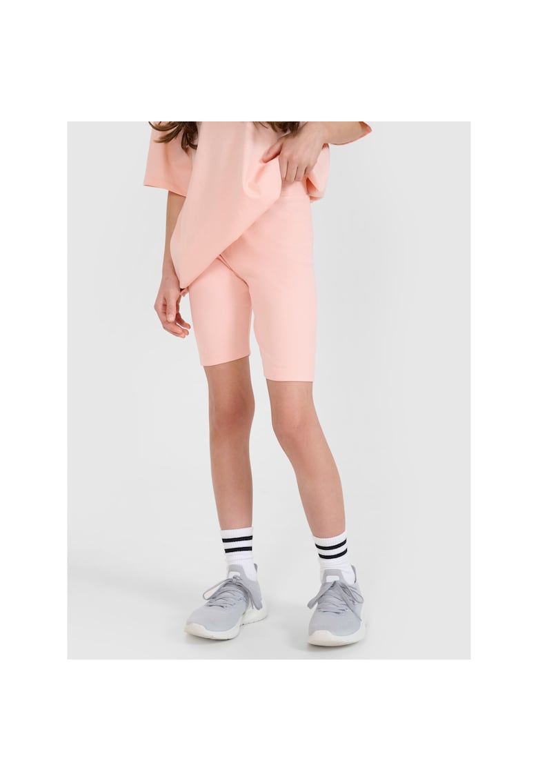 Oferte la Colanti sportivi  pentru fete - roz - talie inalta - croiala slim fit - bumbac
