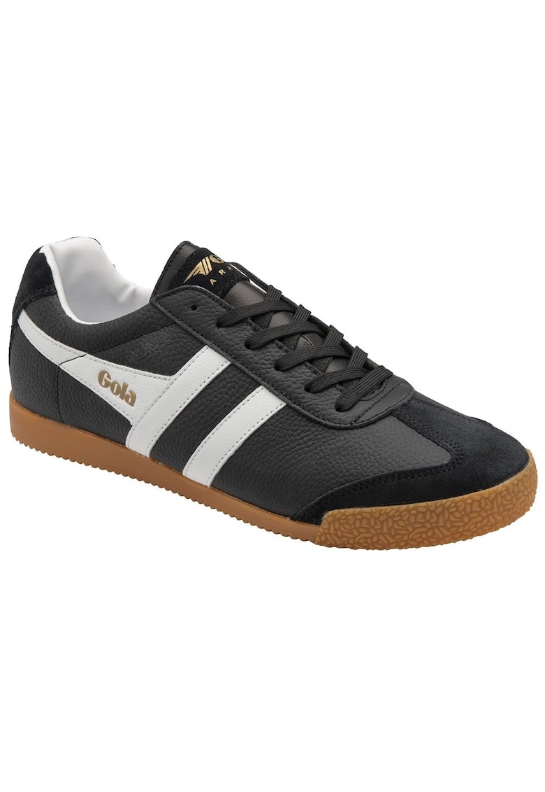 Oferte la Pantofi  piele - negru - sireturi - cauciuc - pentru barbati