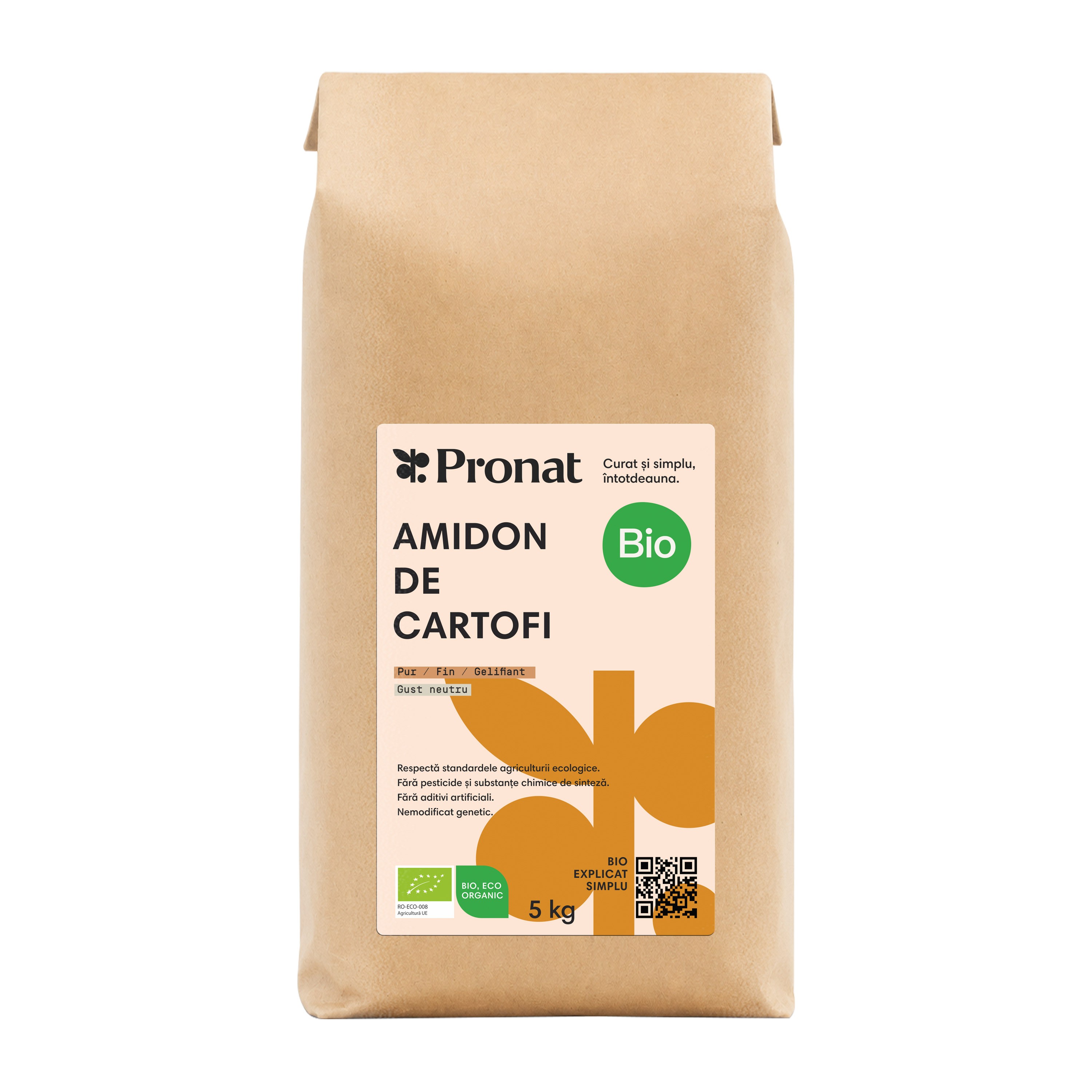 Oferte la Amidon de cartofi bio, 5kg Pronat