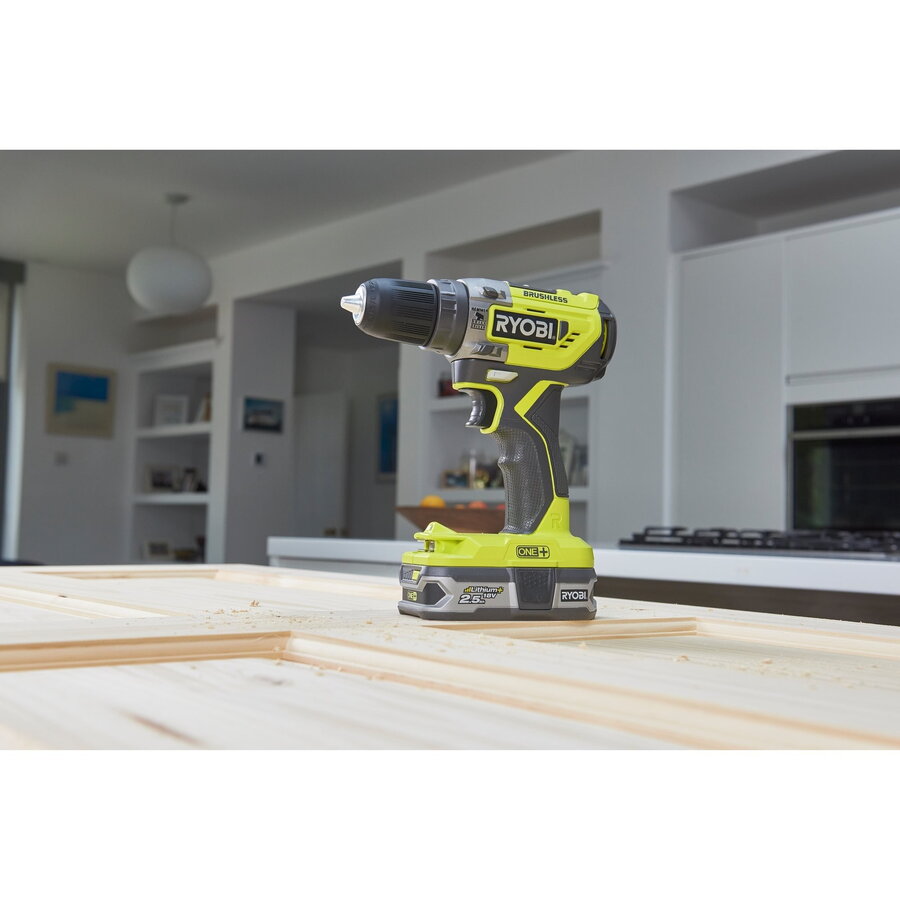 Oferte la Masina de gaurit ONE+ cordless impact drill R18PD5-220S, 18Volt (green/black, 2x Li-ion battery 2.0Ah)