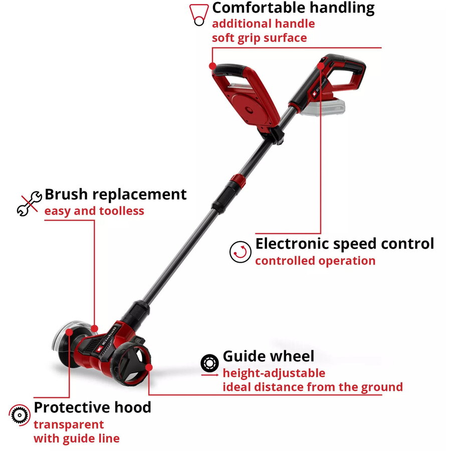 Oferte la Power X-Change Akku-Fugenreiniger GE-CC 18/110 Li E-Solo, 18Volt (rot/schwarz, ohne Akku und Ladegerät)