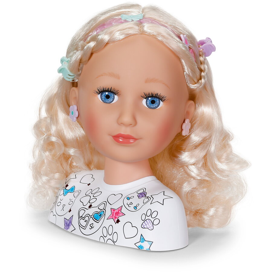 Oferte la ZAPF Creation BABY born styling head painting & hairdressing, make-up and hairdressing head