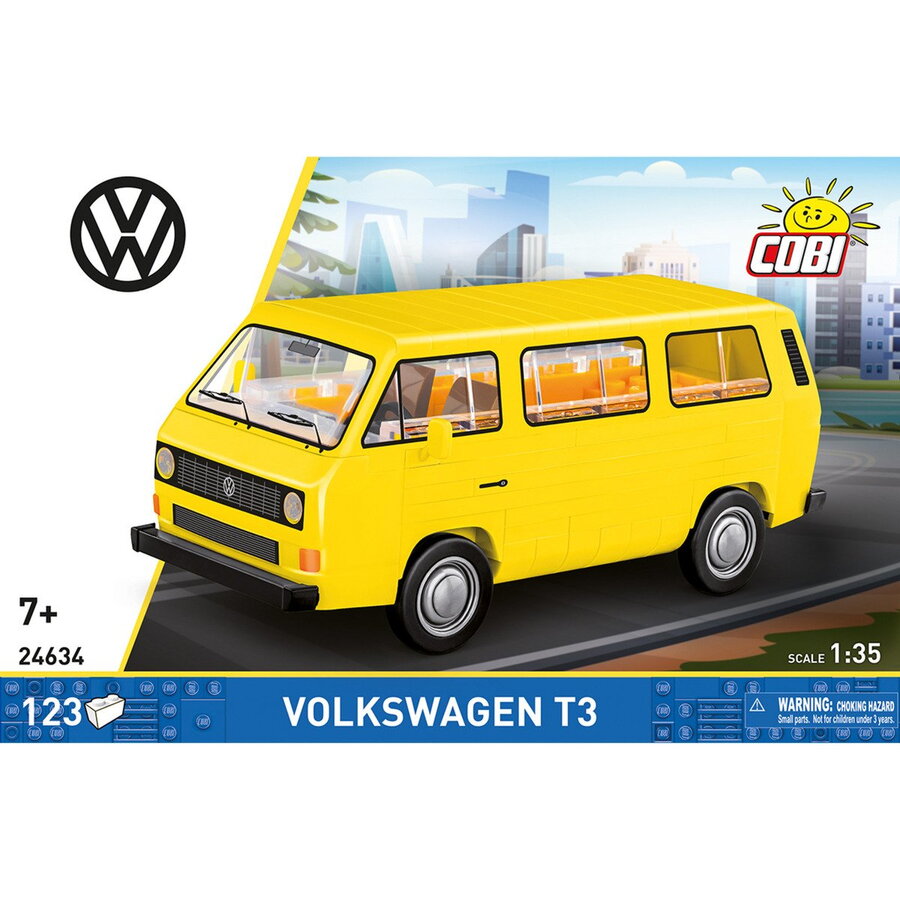 Oferte la Set de Construit Volkswagen T3 123 Piese Varsta 7 Ani+ Galben