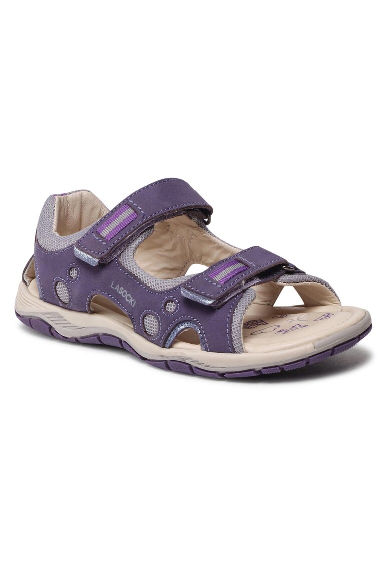 Oferte la Sandale fete -  5904248675240 - Lila - Piele naturala/Piele nabuc - Lila