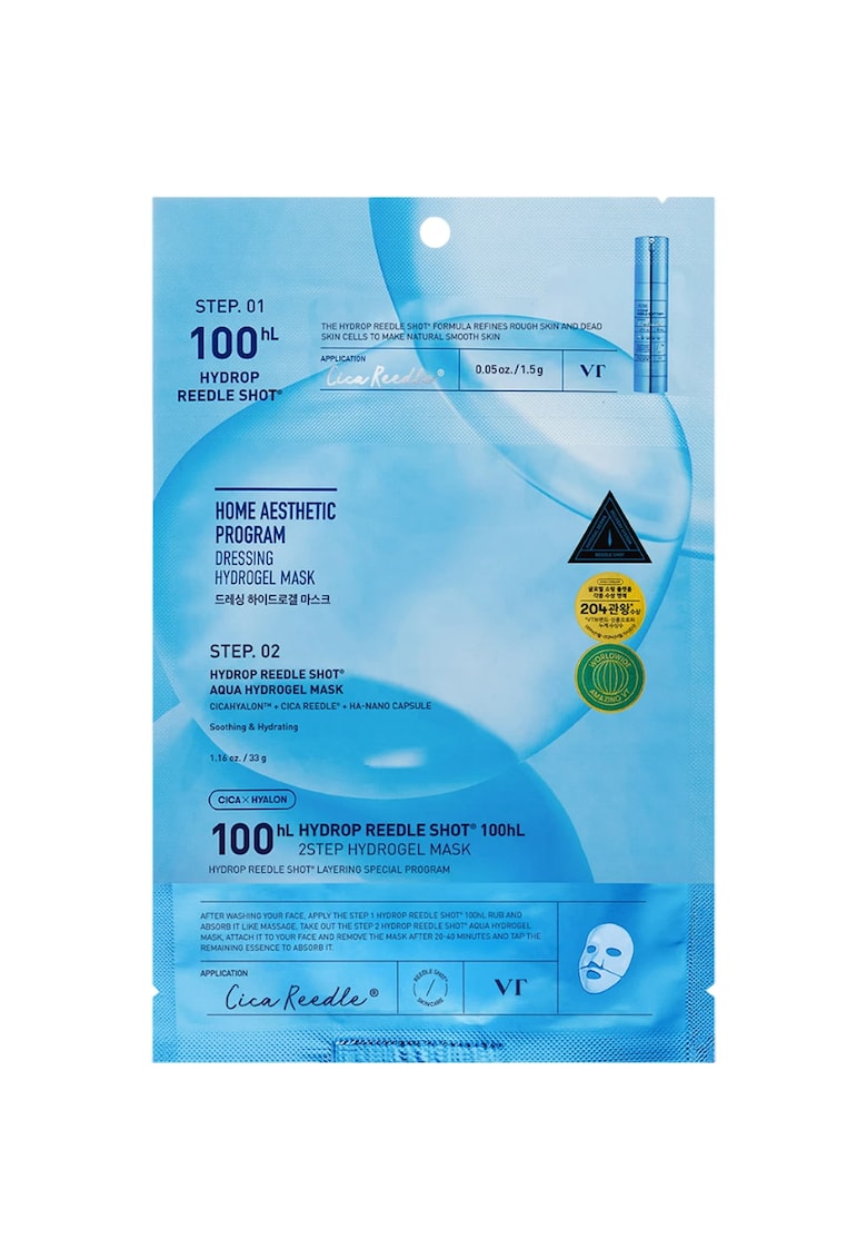 Oferte la Masca de fata  Hydrop Reedle Shot 100 cu hidrogel - 2 pasi 1 -5g+33g