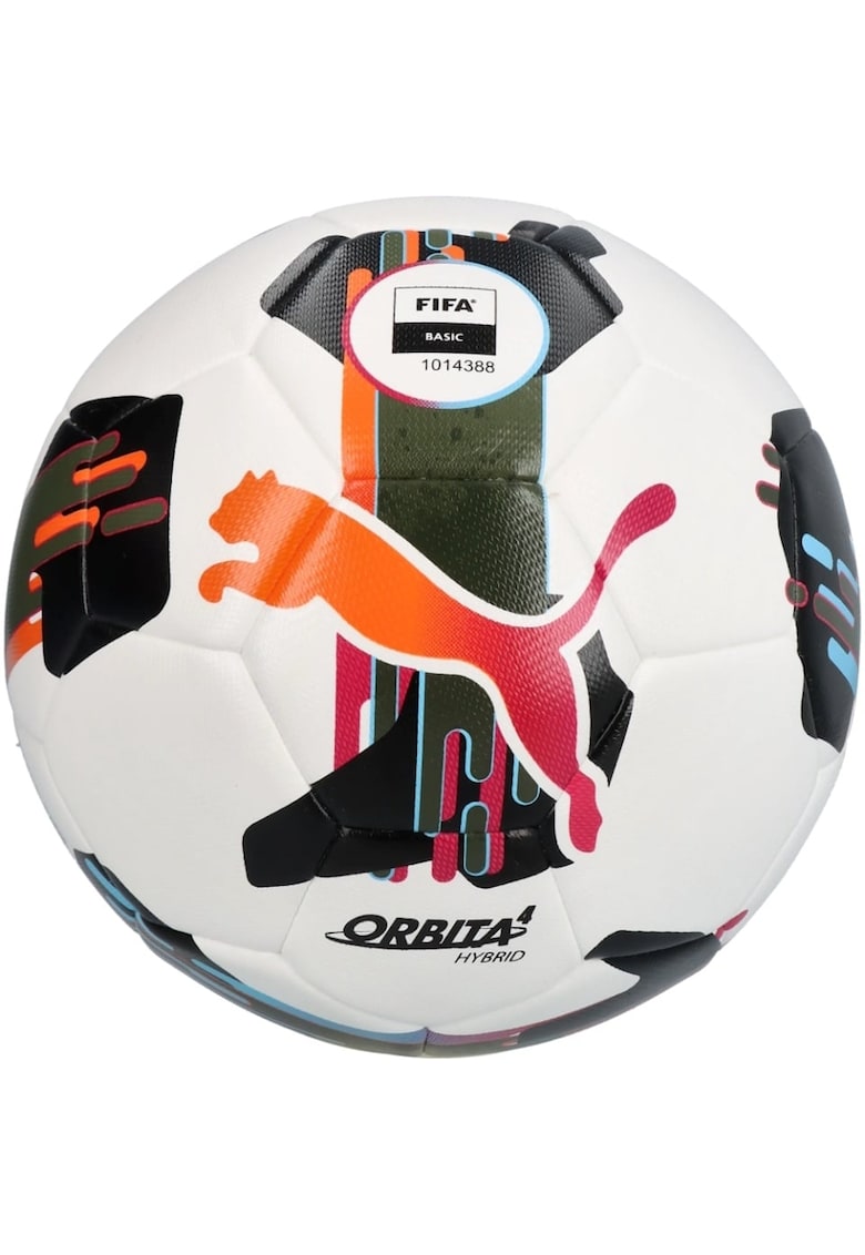 Minge fotbal Orbita 4 Hybrid - alb/rosu -