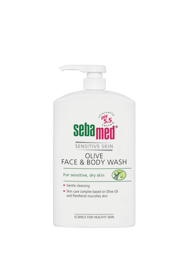 Oferte la Lichid dermatologic de curatare cu ulei de masline fata si corp  1000 ml